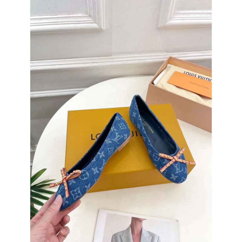 Louis Viutton Butterfly knot Flat Shoes SH010422
