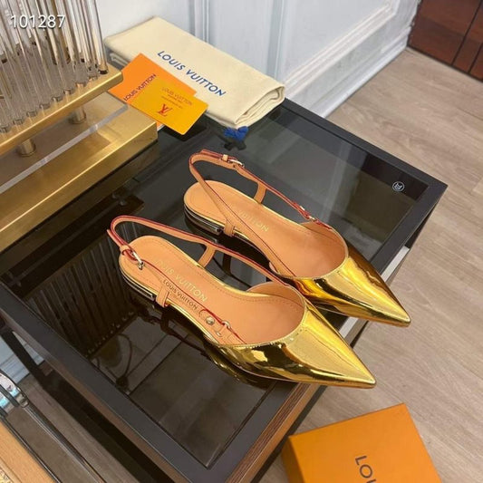 Louis Viutton Pointed Flat Sandals SH010445