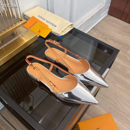 Louis Viutton Pointed Flat Sandals SH010446