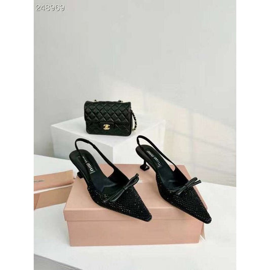 Miu Miu Butterfly knot Pointed Shoes SH010512