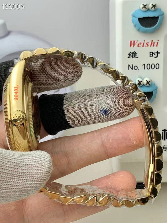 Rolex Day Date Black Sugar Wrist Watch WTJN25192