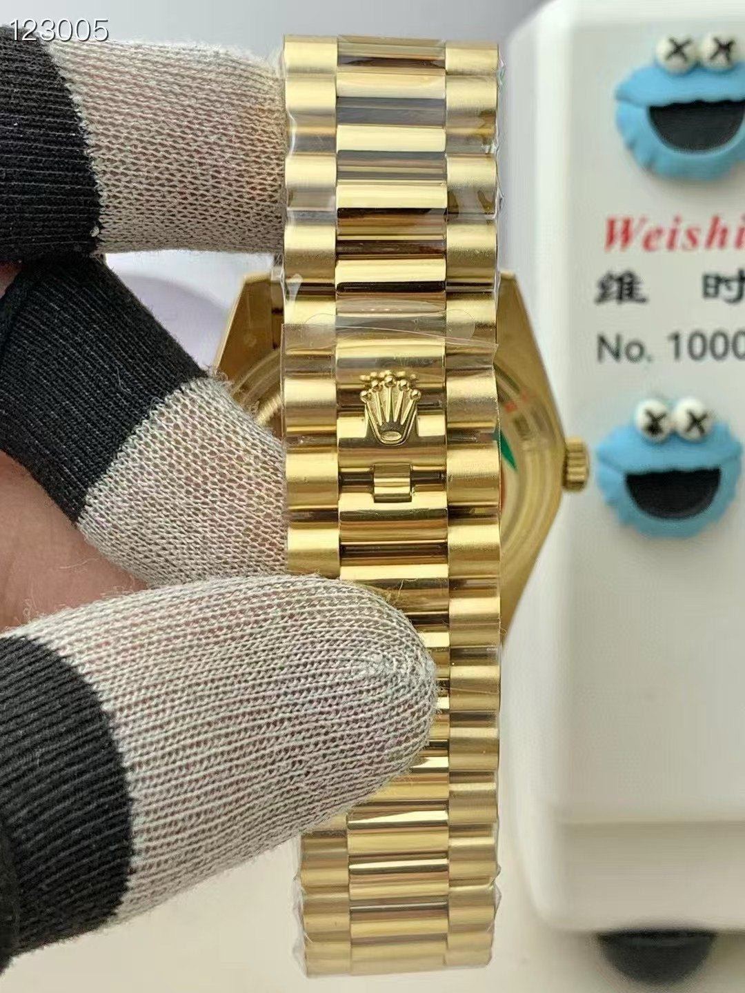 Rolex Day Date Black Sugar Wrist Watch WTJN25192