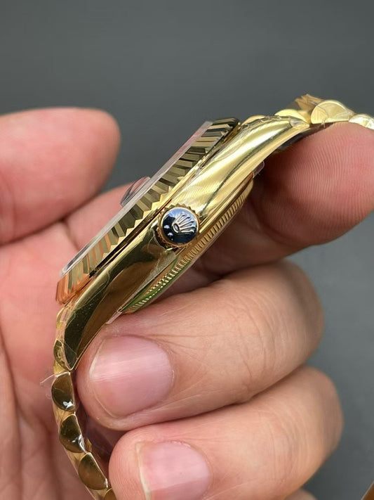 Rolex Day Date Black Sugar Wrist Watch WTJN25218