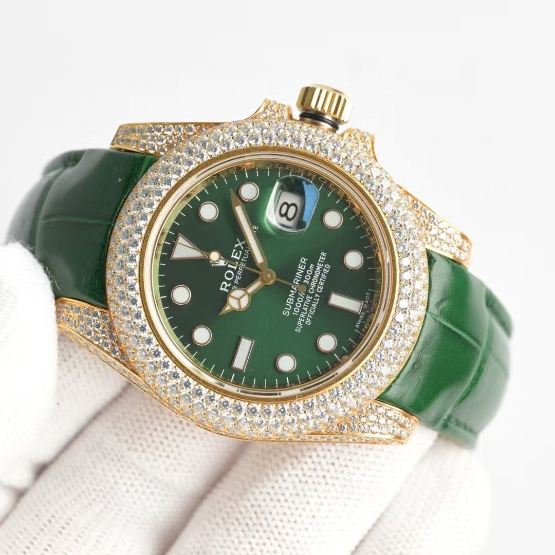 Rolex Enamel Diamond Series Wrist Watch WTJN25240