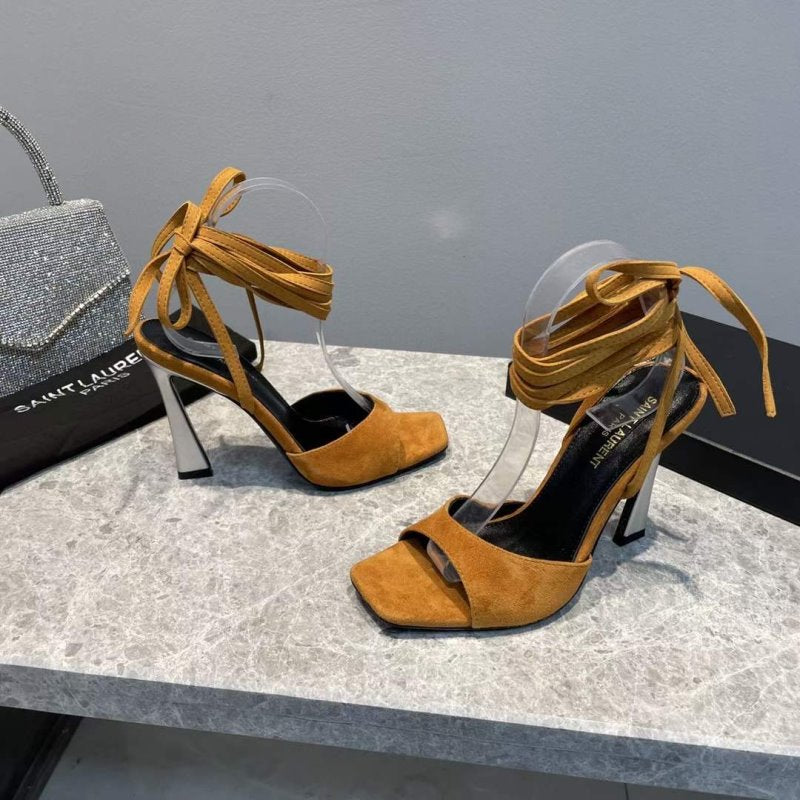 Saint Laurent High Heeled Strap Sandals SHS05285