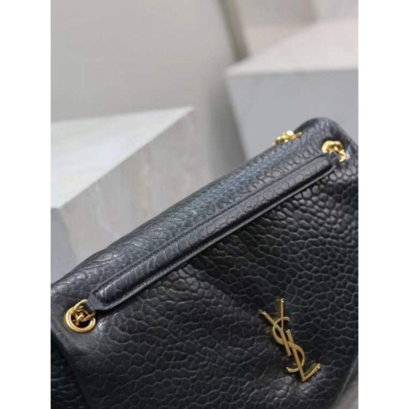 Saint Laurent Calypso Shoulder Bag in Lambskin Leather BGDC0040