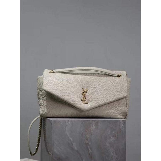 Saint Laurent Calypso Shoulder Bag in Lambskin Leather BGDC0041