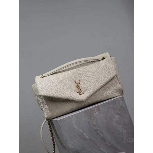 Saint Laurent Calypso Shoulder Bag in Lambskin Leather BGDC0041