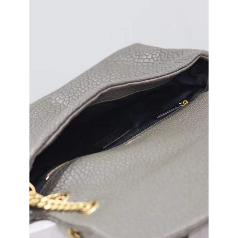 Saint Laurent Calypso Shoulder Bag in Lambskin Leather BGDC0042