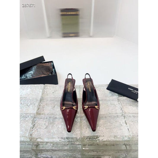 Saint Laurent Heeled Pointy Sandals SH2505120