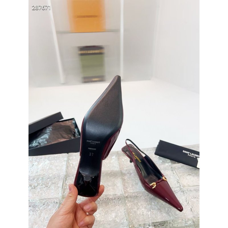 Saint Laurent Heeled Pointy Sandals SH2505120