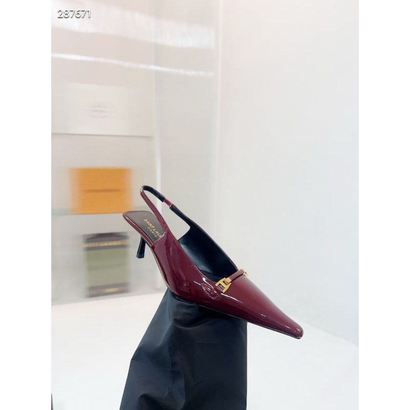 Saint Laurent Heeled Pointy Sandals SH2505120