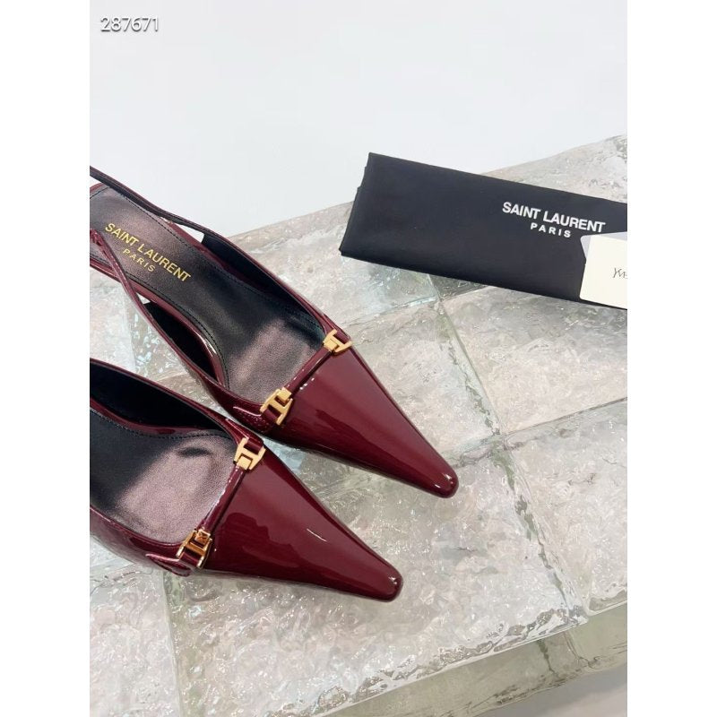 Saint Laurent Heeled Pointy Sandals SH2505120