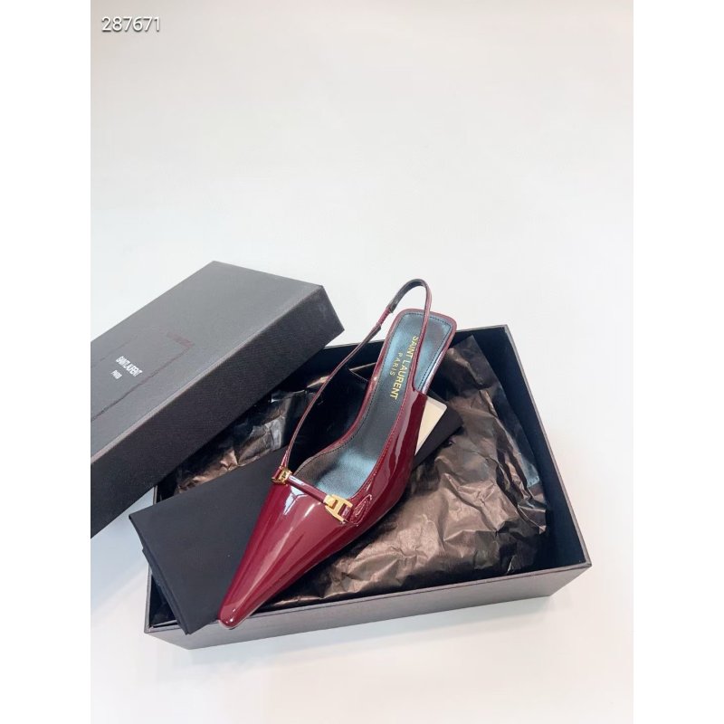 Saint Laurent Heeled Pointy Sandals SH2505120