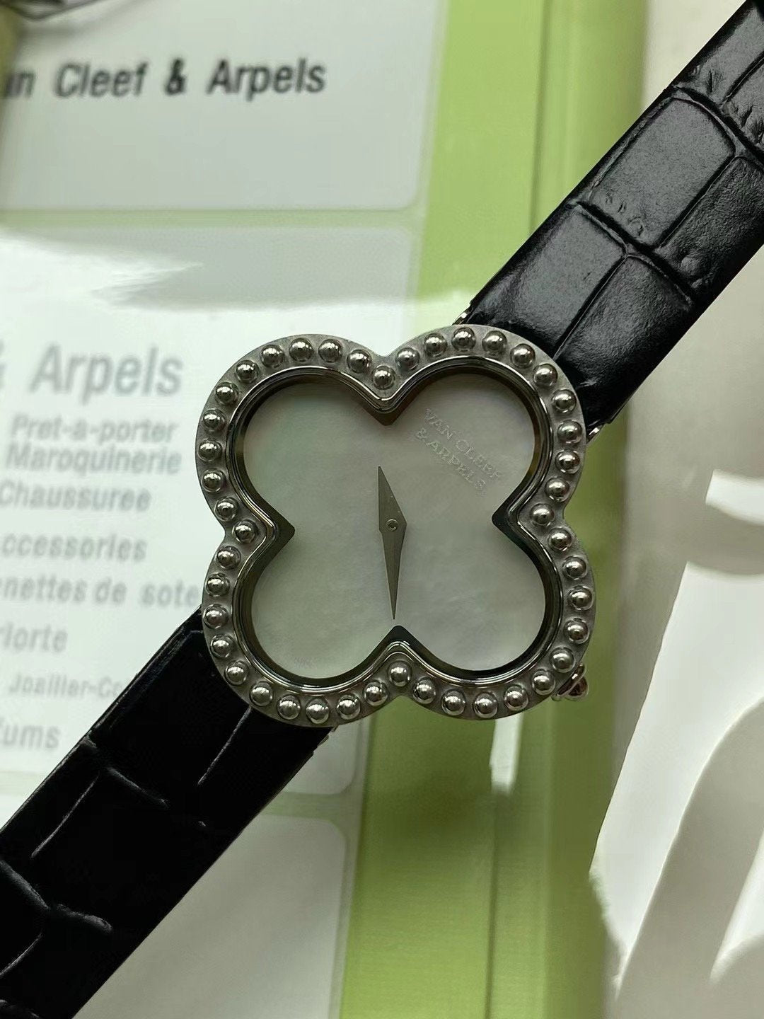 Van Cleef and Arpels Alhambra Four Leaf Wrist Watch WTJN25264