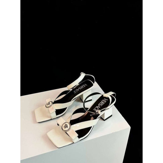 Versace Square Head Heel Sandals SH010656