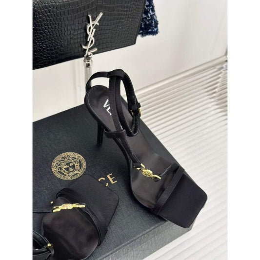 Versace Square Head High Heel Sandals SH010653