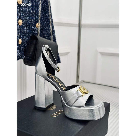 Versace Square Head High Heel Sandals SH010660
