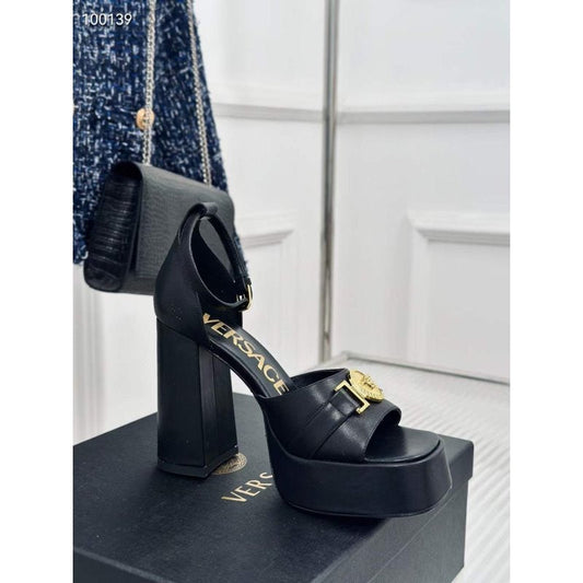 Versace Square Head High Heel Sandals SH010661