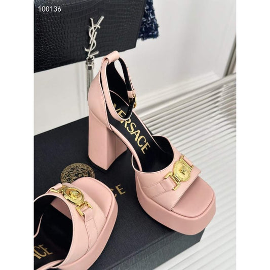 Versace Square Head High Heel Sandals SH010664