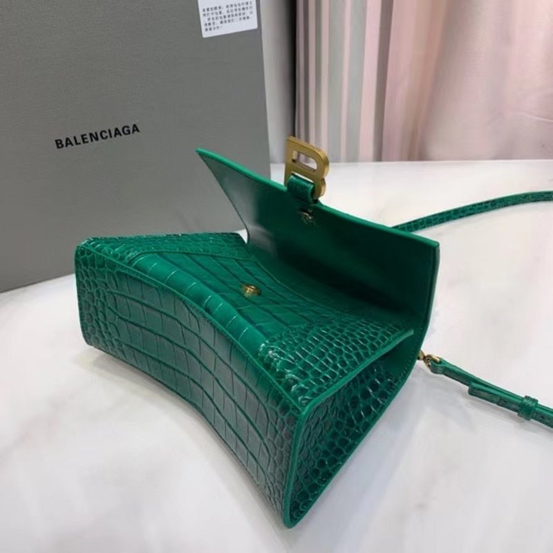 Balenciaga Green Hourglass Tote Bag BLCG0200