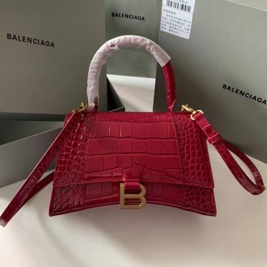Balenciaga Red Hourglass Tote Bag  BLCG0240