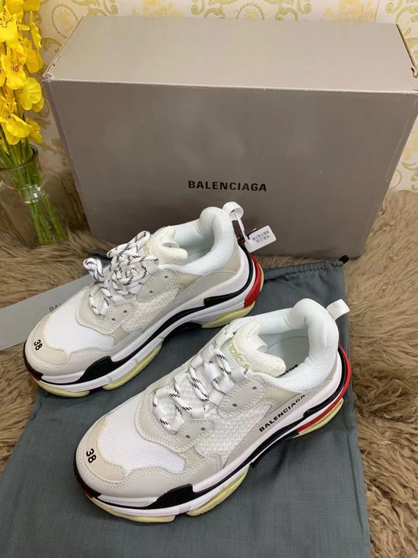 Balenciaga White Shoes SHS02553