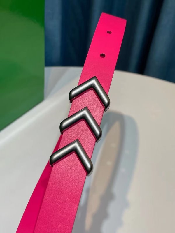 Bottega Veneta Pink Hand Woven Belt WLB01219