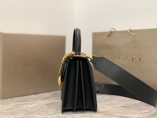 Bvlgari Black Serpenti Forever Shoulder Bag BVGR00334