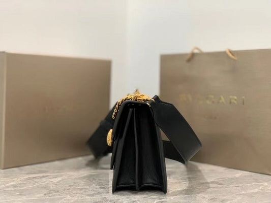 Bvlgari Black Serpenti Forever Shoulder Bag BVGR00336