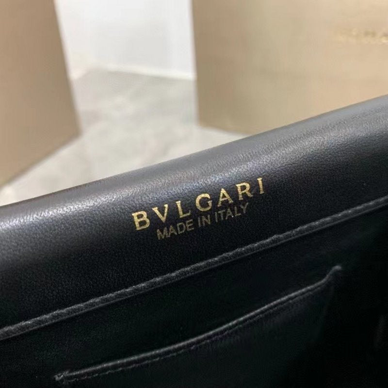 Bvlgari Black Serpenti Forever Shoulder Bag  BVGR00336