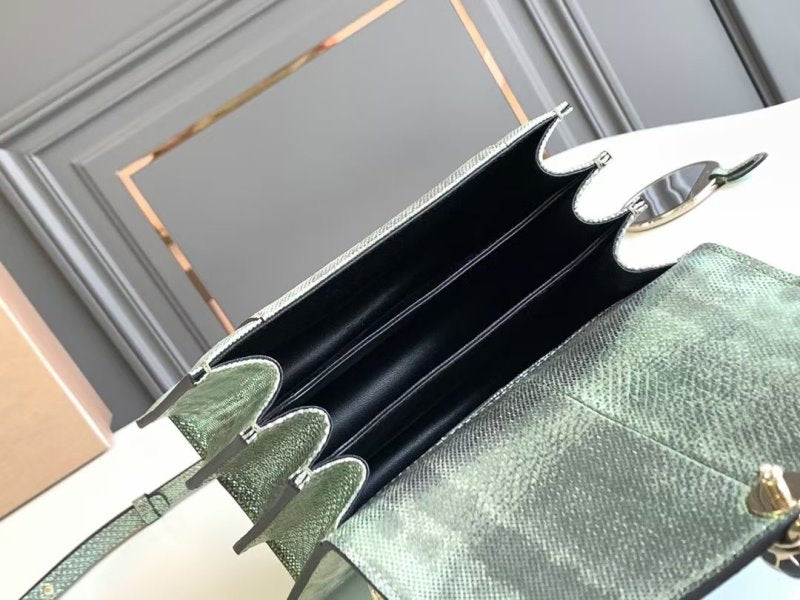 Bvlgari Green Serpenti Forever Shoulder Bag BVGR00343