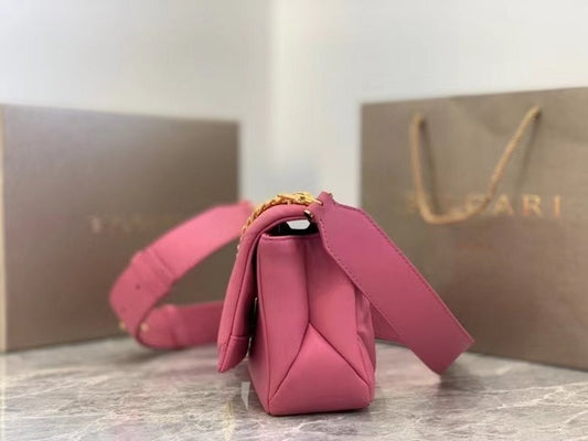 Bvlgari Pink Serpenti Cabocho Shoulder Bag BVGR00338