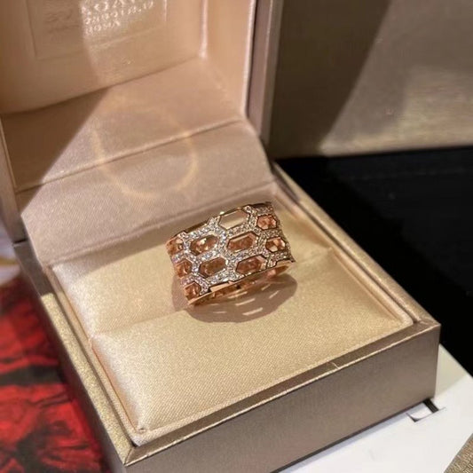 Bvlgari Serpentine Diamond Ring JWL00859