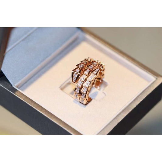 Bvlgari Snake Full Diamond Ring JWL00204