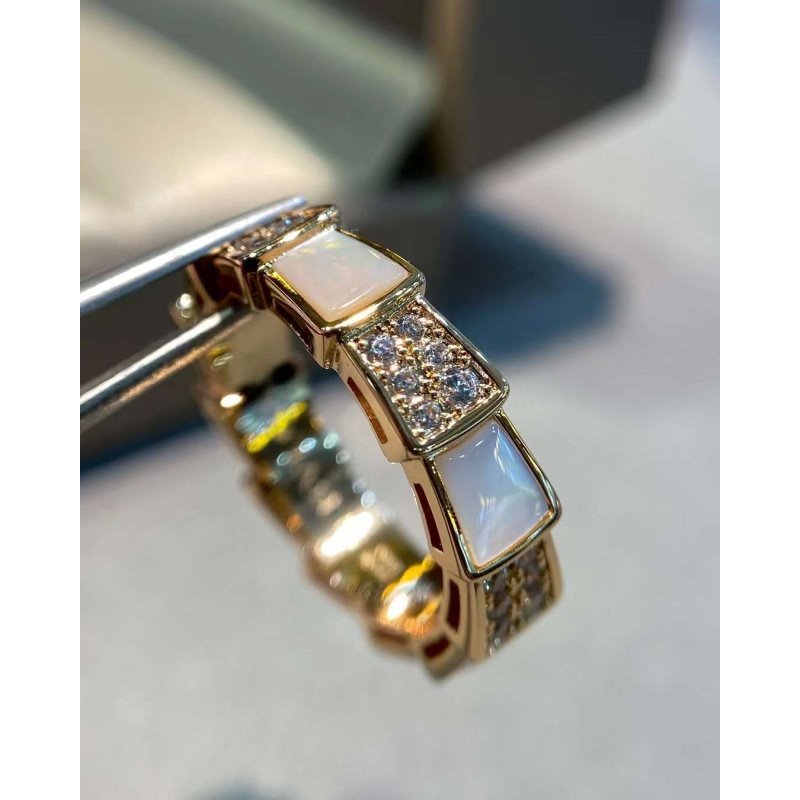 Bvlgari Snake Full Diamond Ring JWL00210