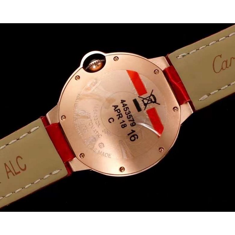 Cartier Blue Ballon Square Wrist Watch WAT02076