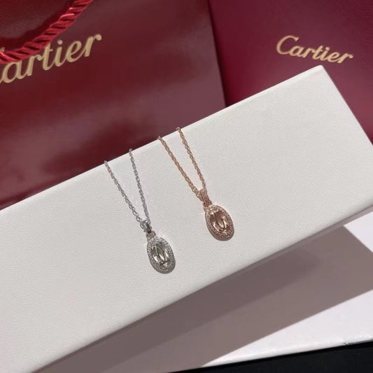 Cartier Double C Diamond Necklace JWL00818