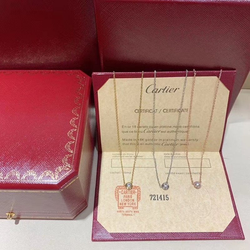 Cartier Mini Diamond Necklace JWL00377