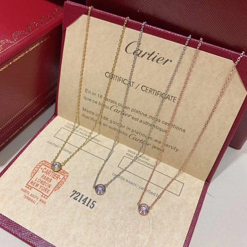 Cartier Mini Diamond Necklace JWL00377