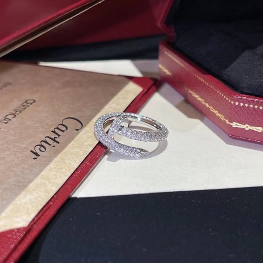 Cartier Nail Diamond Ring JWL00789
