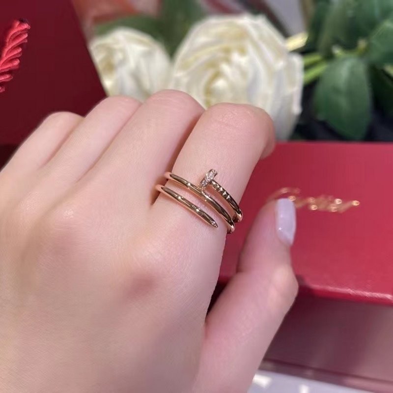 Cartier Nail Diamond Ring JWL00792