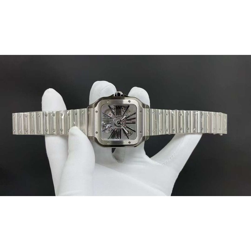 Cartier Santos Hollow Swiss Wrist Watch WAT02037