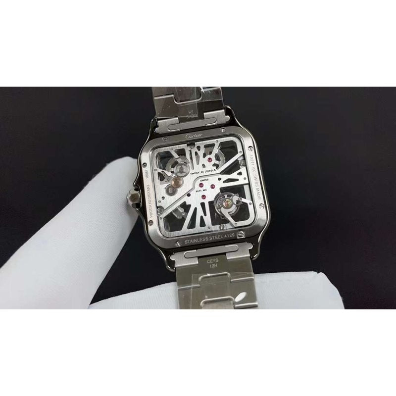 Cartier Santos Hollow Swiss Wrist Watch WAT02037