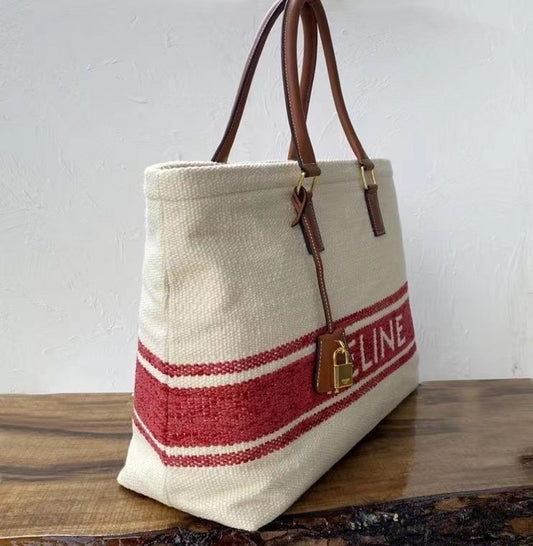 Celine Beige Cabas Tote Bag BCLN0254