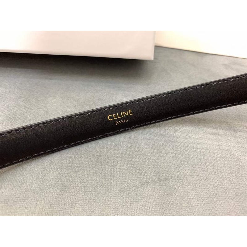 Celine Round Buckle Leather Belt WB001149