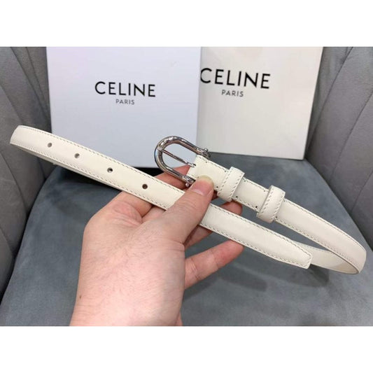 Celine Round Buckle Leather Belt WB001151