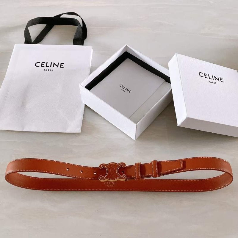 Celine Triomphe Cowhide Belt WB001135
