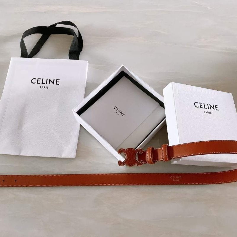 Celine Triomphe Cowhide Belt WB001135