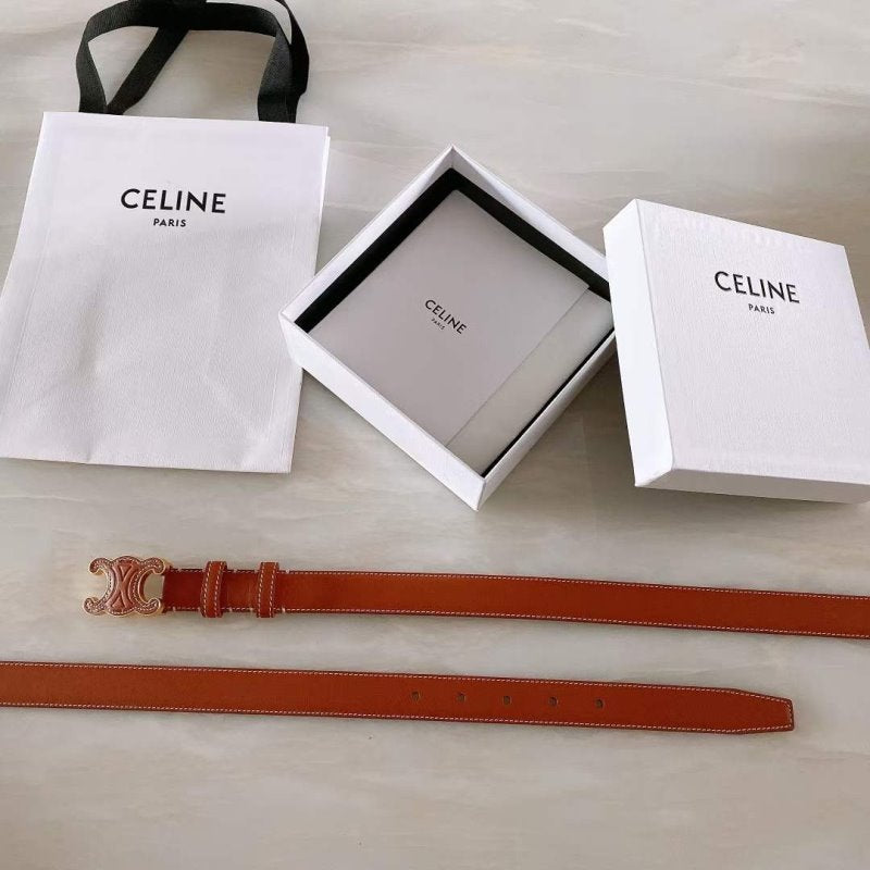 Celine Triomphe Cowhide Belt WB001135